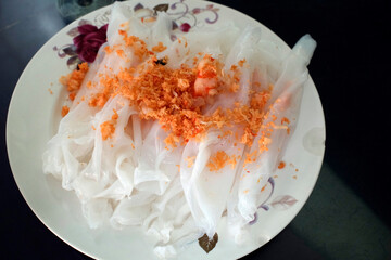 Vietnamese street food, Banh uoc tom, Hue