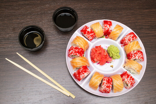 chinese food on a plate
