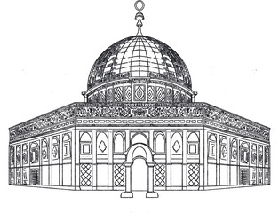 Fototapeta premium Al-aqsa mosque