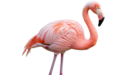 Isolated Pink Flamingo