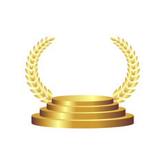 golden podium