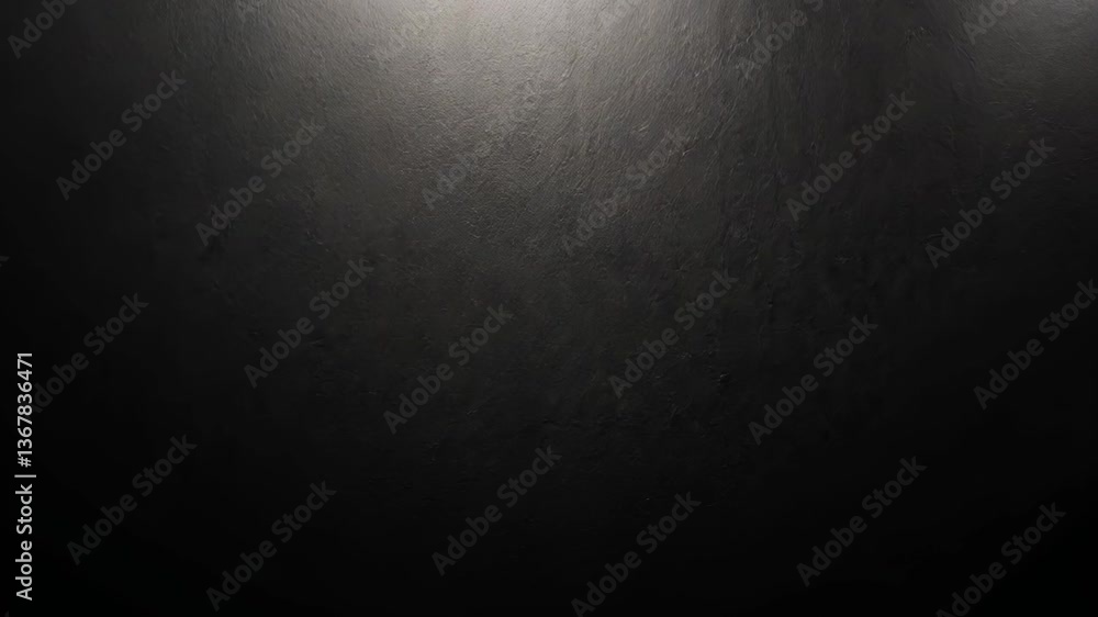 Poster subtle light transitions on textured black surface in minimalist abstract sequence