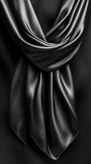 Obraz premium black satin background