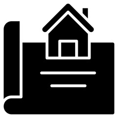 Technical Drawing glyph icon