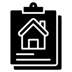 Clipboard glyph icon