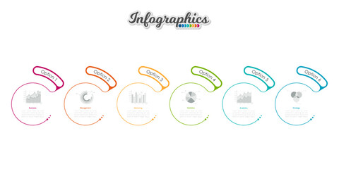Infographic timeline template can be used for chart, diagram, web design, presentation, advertising, history
