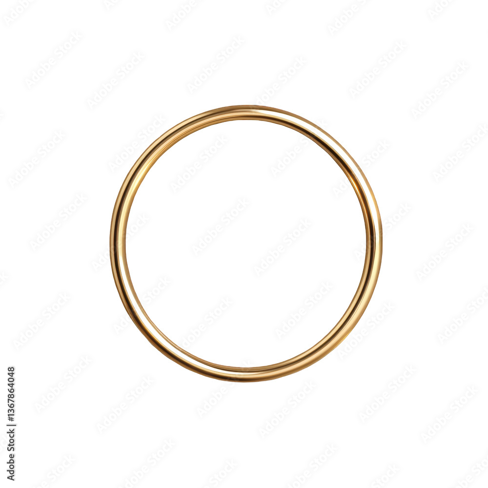 Poster a simple, elegant golden circle symbolizing unity and eternity, captured against a black background 