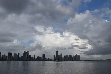The city seen from afar, Panama City