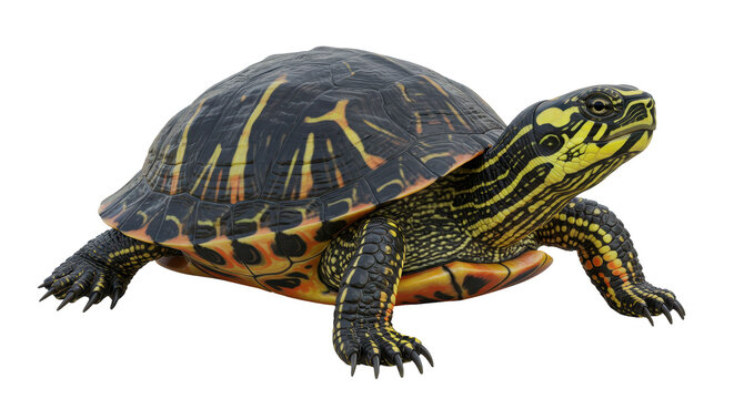 Isolated Painted Turtle