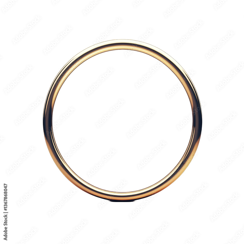 Poster a minimalist glossy circular object on a black background, demonstrating shimmering textures and con