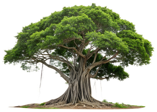 Majestic Banyan Tree PNG – Transparent Background for Versatile Design