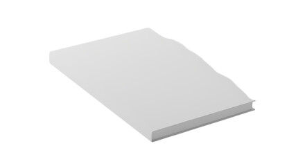 White Paper Texture Background on Transparent  background