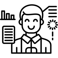 Simulation Icon Vector Element