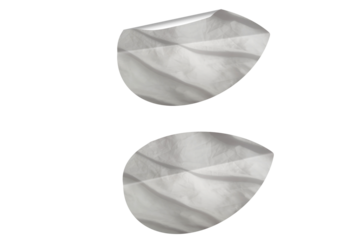 Blank Sticker Texture Label Set For Mockup Template