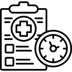 Time Management Icon Vector Element
