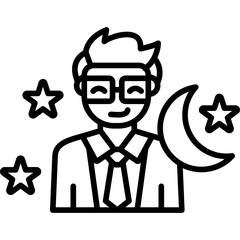 Insomnia Icon Vector Element
