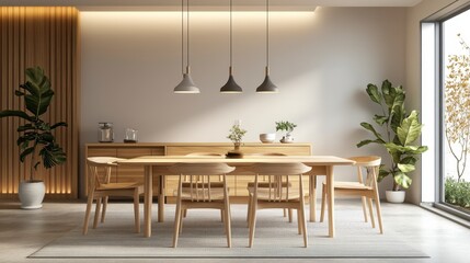 Elegant Modern Dining Space