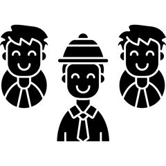 Worker Icon Vector Element