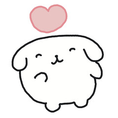 사랑이 넘치는 강아지