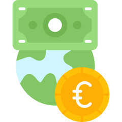 Euro Icon Vector Element