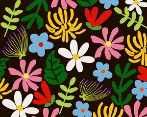 seamless floral background