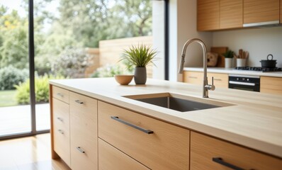 Modern kitchen with sleek design