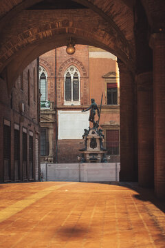 Morning view of Bologna street