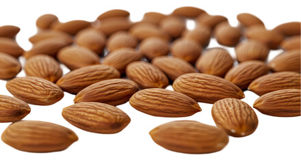 Almonds: Nuts, Food, Healthy on Transparent  background