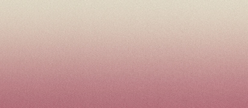 Champagne illuminated on rose gold, grainy color gradient background, noise texture effect, copy space