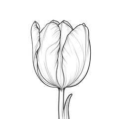 hand drawn flower vector 