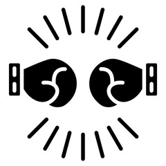 Boxing Glove glyph icon