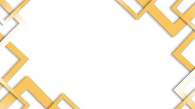 イエローとオレンジのスクエアのフレーム