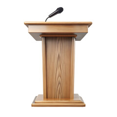 microphone on a podium