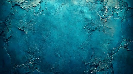 Moody blue wall with a clean white background captured from a top-down perspective creating a unique texture display