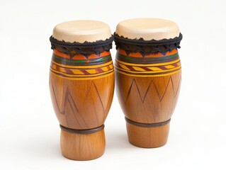 Colorful Wooden Drums Design