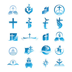 Church logo Bundle simple elegant modern