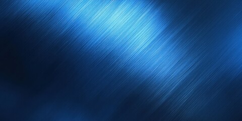Fototapeta premium deep sapphire blue foil texture reflecting light metallic surface, smoothly fading into a dark charcoal steel gray, with a subtle radial glow adding depth and sophistication