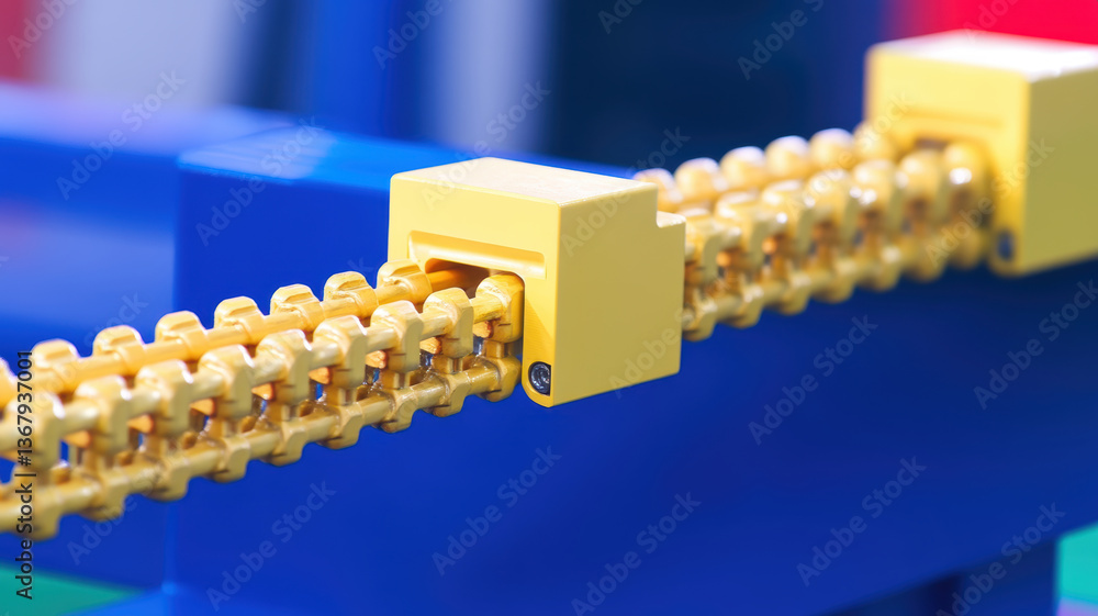 Poster conveyor system showcases innovative engineering with its precise movement and functionality, essent