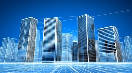 Futuristic eco city powered by an oxygen enhancing smart grid and floating bio domes that purify the air with digital holographic analytics cyberpunk inspired neon lighting