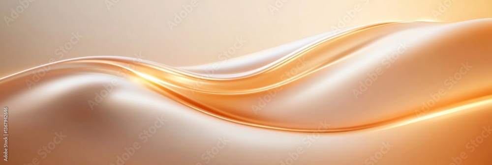 Aufkleber smooth curves and flowing lines creating a sense of movement and elegance