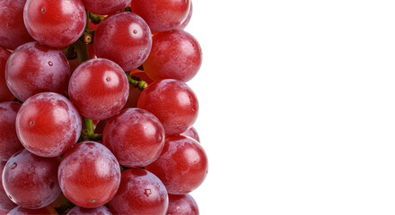 Isolated Red Grapes