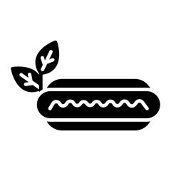 Vegan Hot Dog Icon