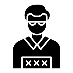Criminal Male Icon