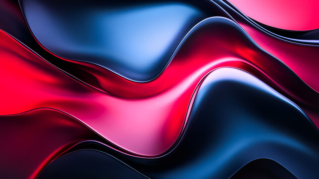 Abstract color background. Dark blue red glow. Diffuse glare. Blurry highlights. Gradient blend. Modern design template
