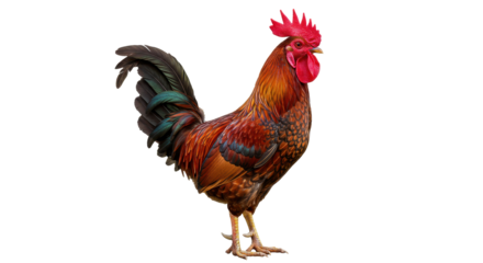Isolated Red Rooster