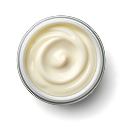 Creamy Facial Moisturizer in a Jar Skincare Product Beauty Cream Texture
