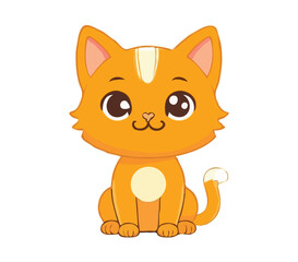 Obraz premium Cute cat vector
