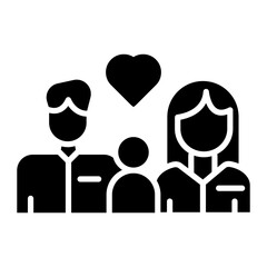 Happy Family Icon