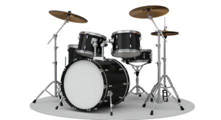 Isolated Drum Set