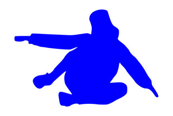 Person Jumping Silhouette